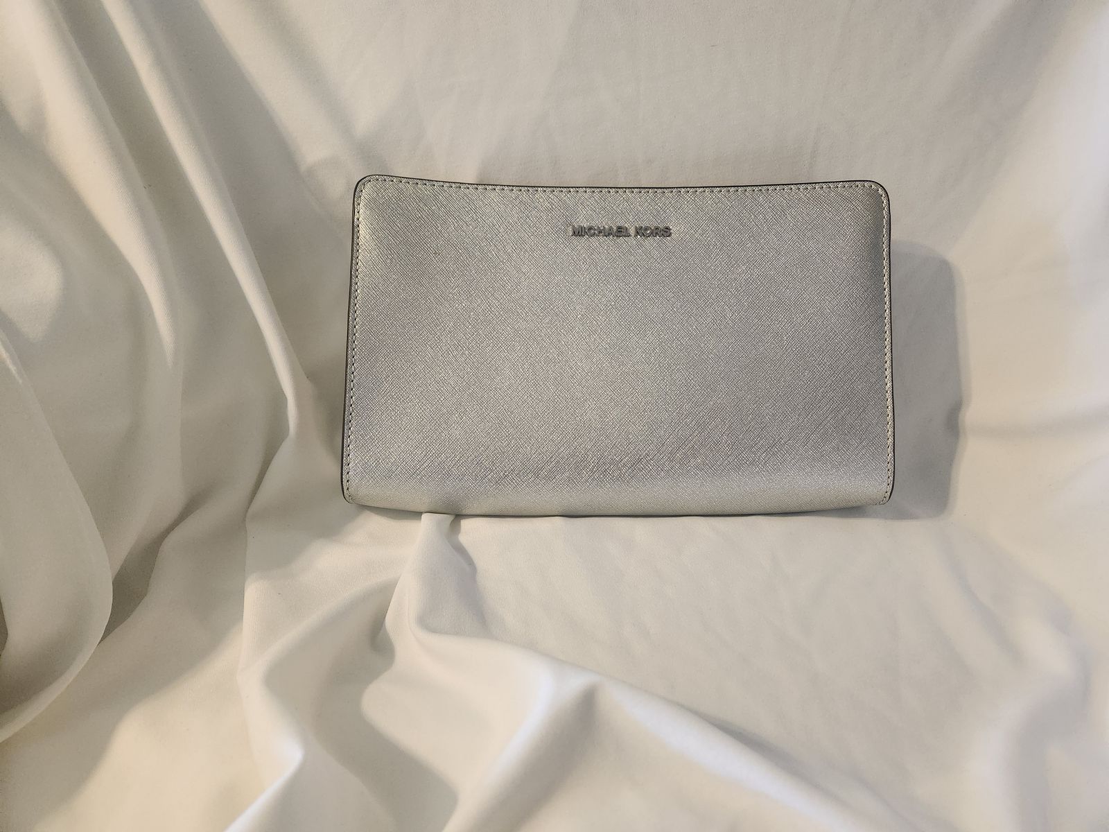 Michael Kors silver Purse NWOT