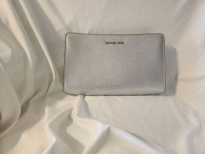 Michael Kors silver Purse NWOT