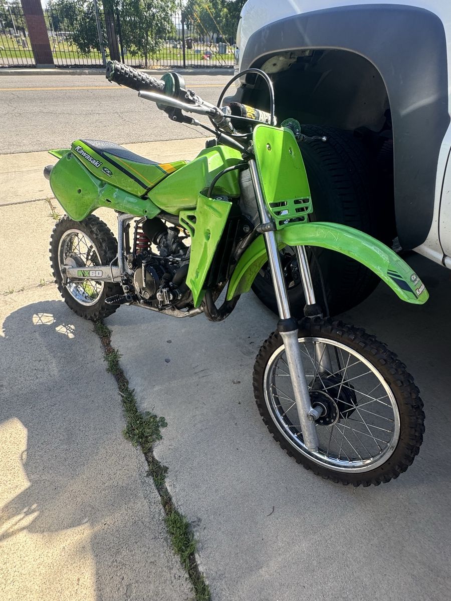 1987 Kawasaki KX 60 2 Stroke Dirt Bike