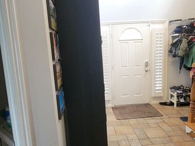 Dark Wood Glass Door Display Cabinet/Hutch - Versatile Storage & Decor