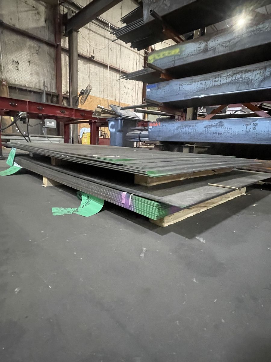 HOT DEAL! Surplus Steel Plate – 3/16" x 60" x 96" – $180.95 each