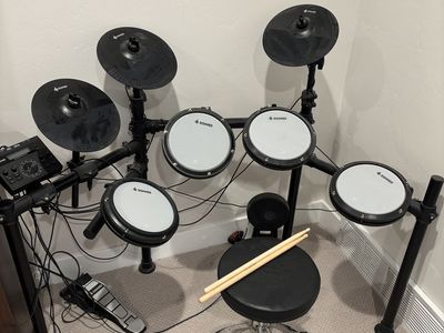 Donner DED-200 Electric Drum Sets with Quiet Mesh