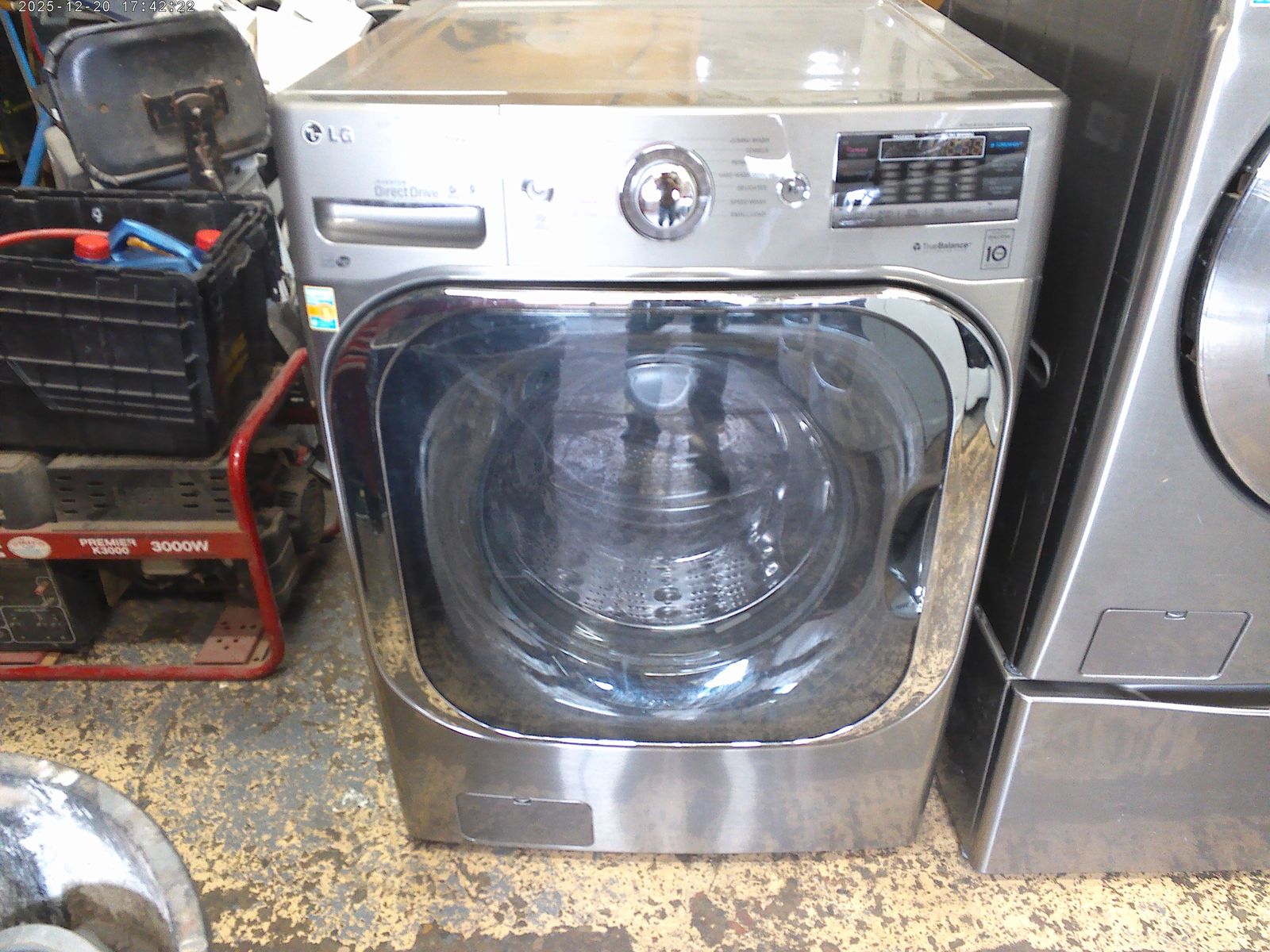 LG front load washer