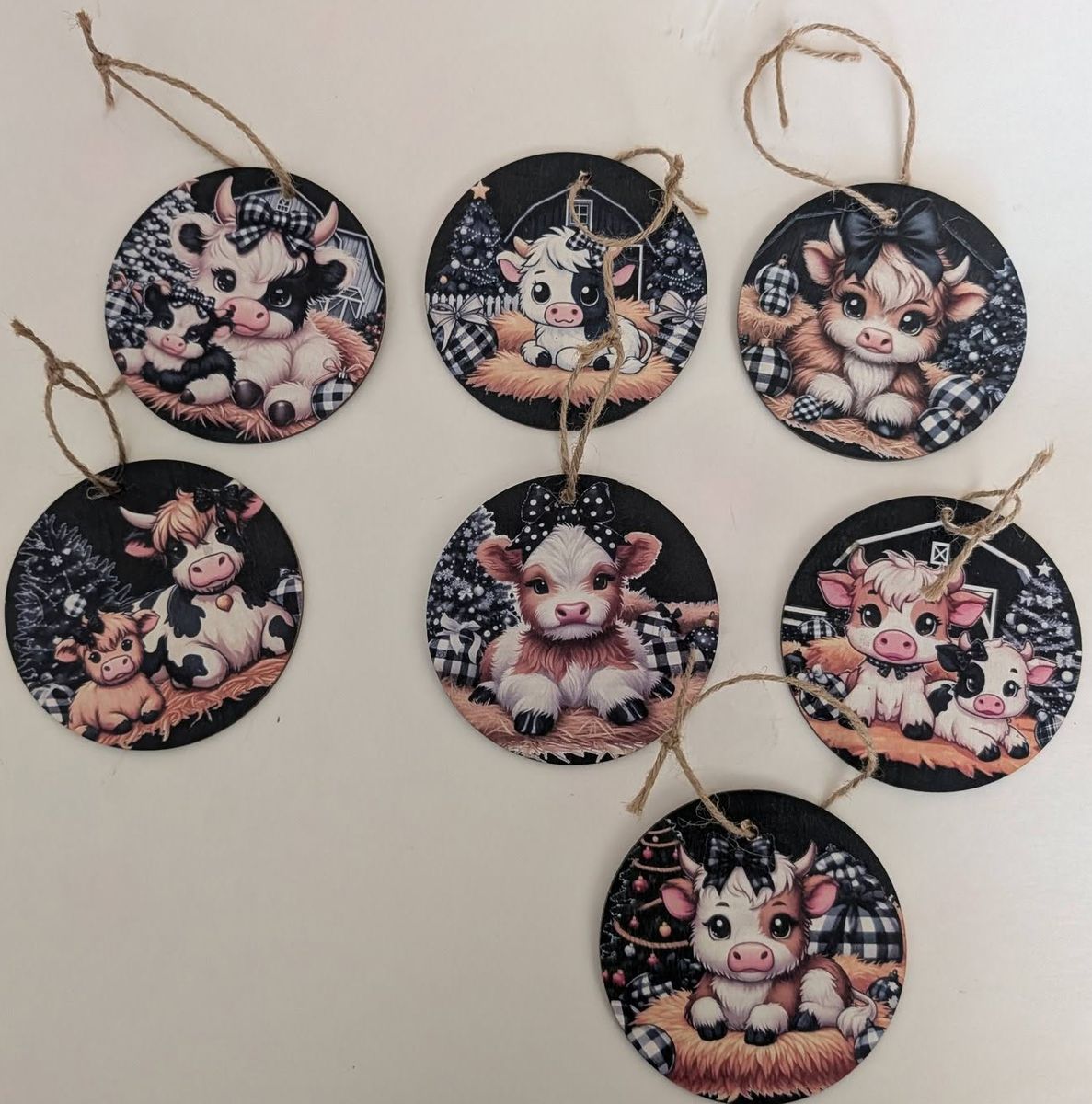 Wooden Christmas Ornaments