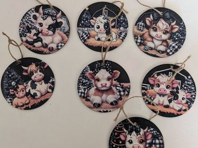 Wooden Christmas Ornaments