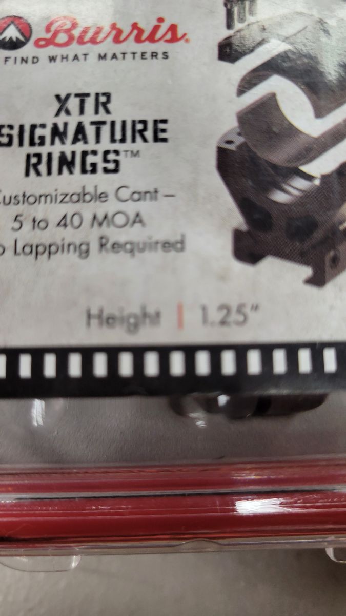 BURRIS XTR SIG TACTICAL 30mm Rings