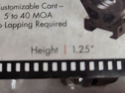 BURRIS XTR SIG TACTICAL 30mm Rings