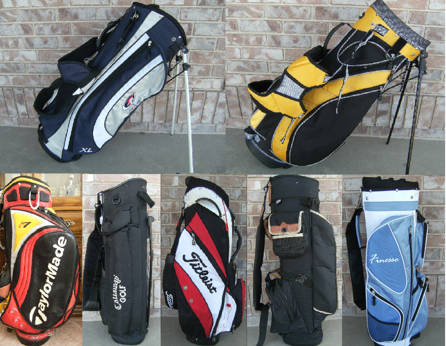 Gently Used Golf Bags, $39 & Up, Tour / Staff / Cart/ Stand, Callaway Datrek, NIKE, OGIO, TaylorMade