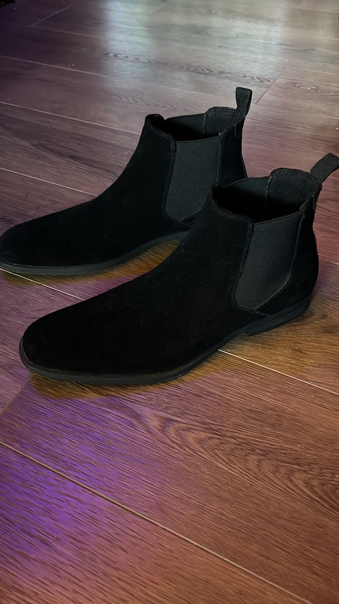 New Men’s Boots Aldo Black Suede 10.5