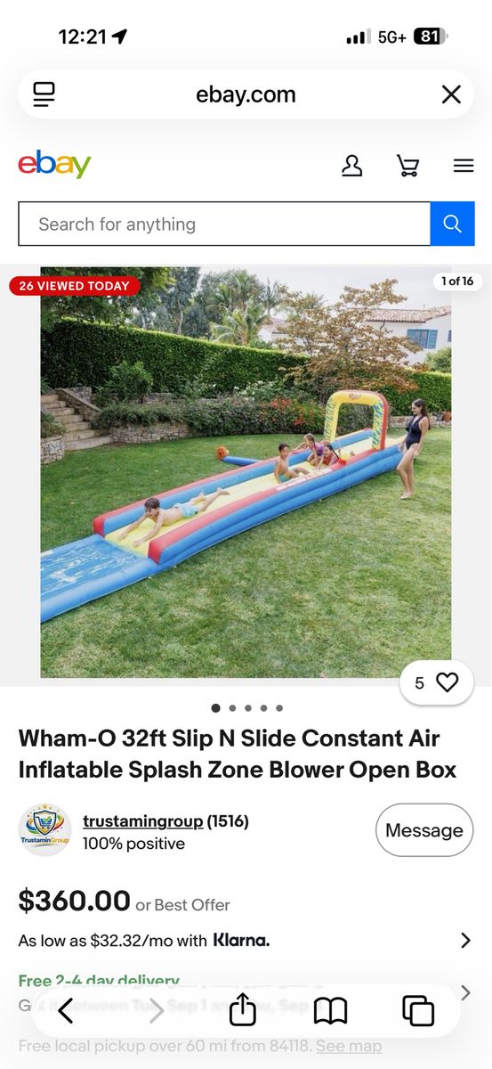 Slipping slide