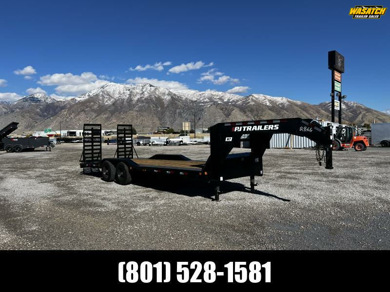 PJ Trailers 8.5x24 10" Pro-Beam™ Super-Wide Equipment (H7) Equipment Trailer