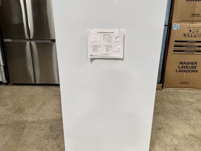 NEW GARAGE READY FROST FREE GE UPRIGHT FREEZER