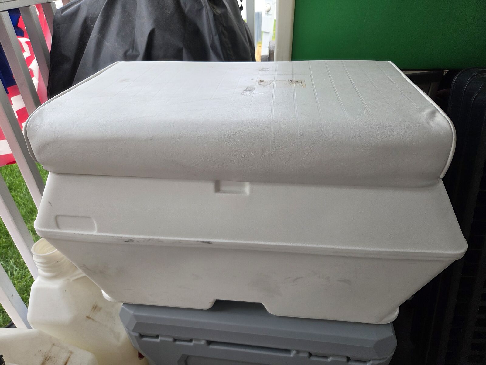 Swingback bench Seat double wall insulated Cooler marine grade $300