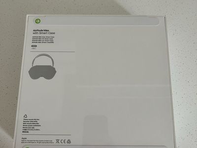 Apple AirMax usb-c black steel headphones brand new sealed