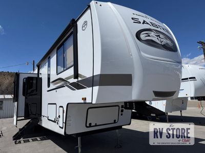 2026 Forest River RV Cherokee Sabre 36DBB Fifth Wheel Front Bedroom|Kitchen Island|Loft|Rear Bath|Two Entry/Exit Doors|Two Full