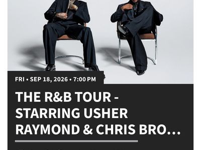 Chris Brown and Usher floor seats