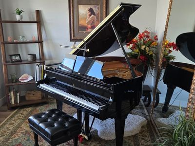 Steinway & Sons Model M Studio Grand Piano, in Ebony Polish