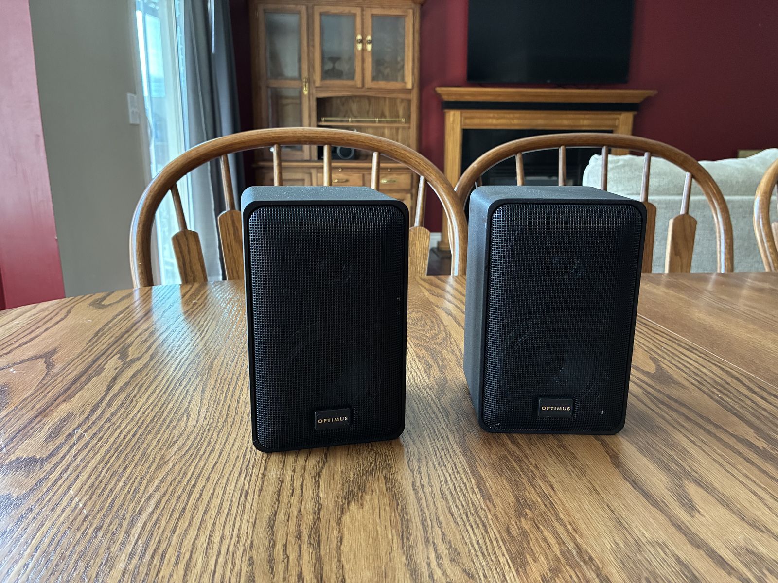 Optimus Pro X33AV 2-Way Bookshelf Satellite Speakers, Pair
