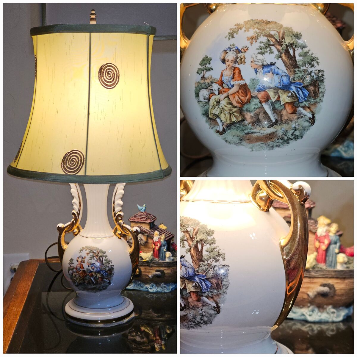 40s or 50s Circa Washington Lamp.