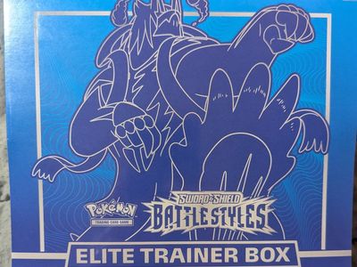 Pokemon Sword & Shield Battle Styles Elite Trainer Box TCG - Factory Sealed New