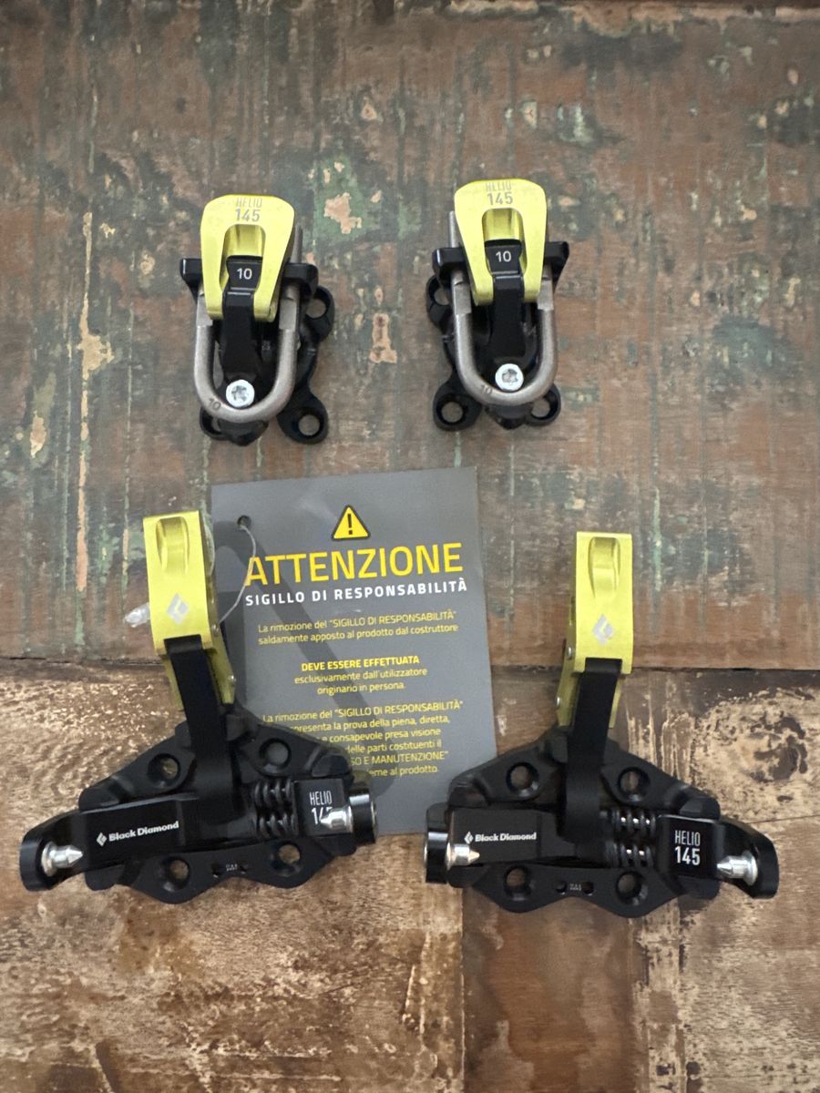 Black Diamond Helio 145 Bindings w/10 release spring
