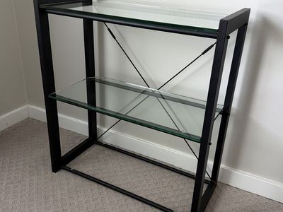 Black Steel Display Shelf