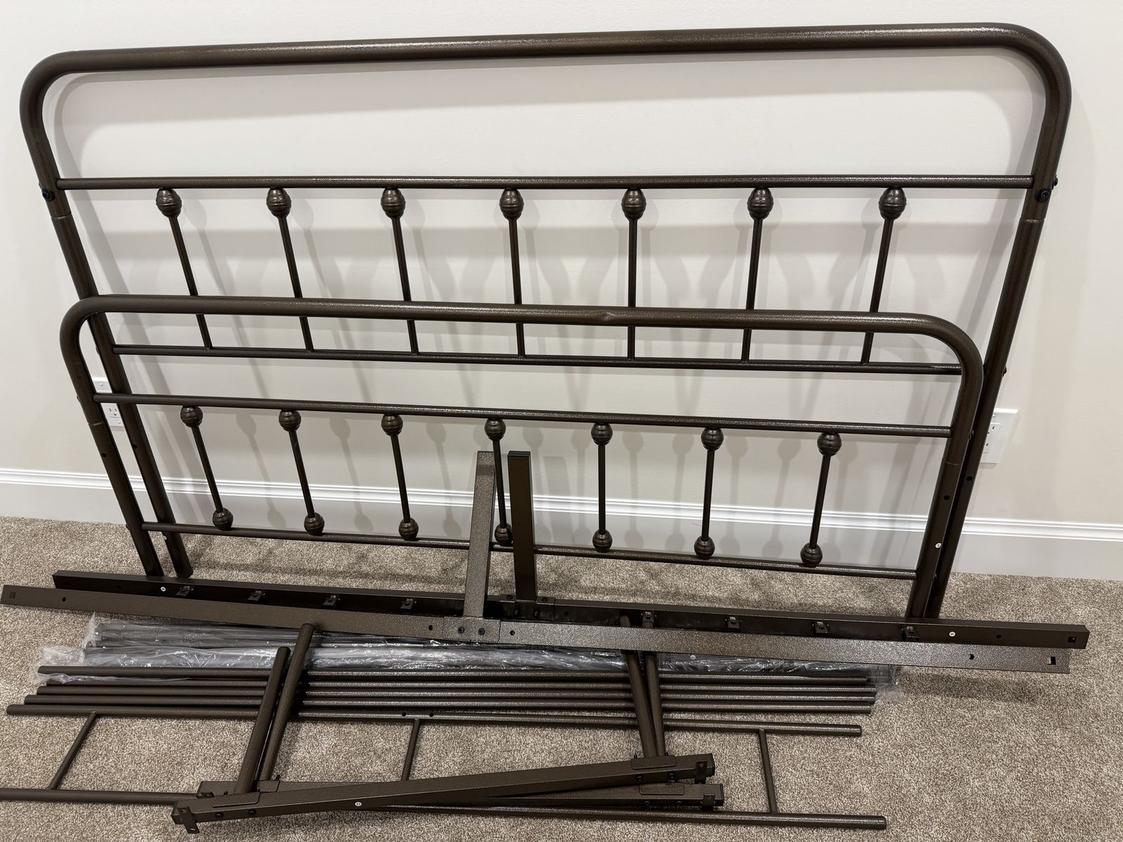 Full or Queen Metal Bed