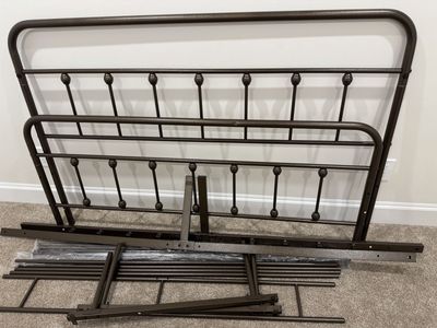 Full or Queen Metal Bed