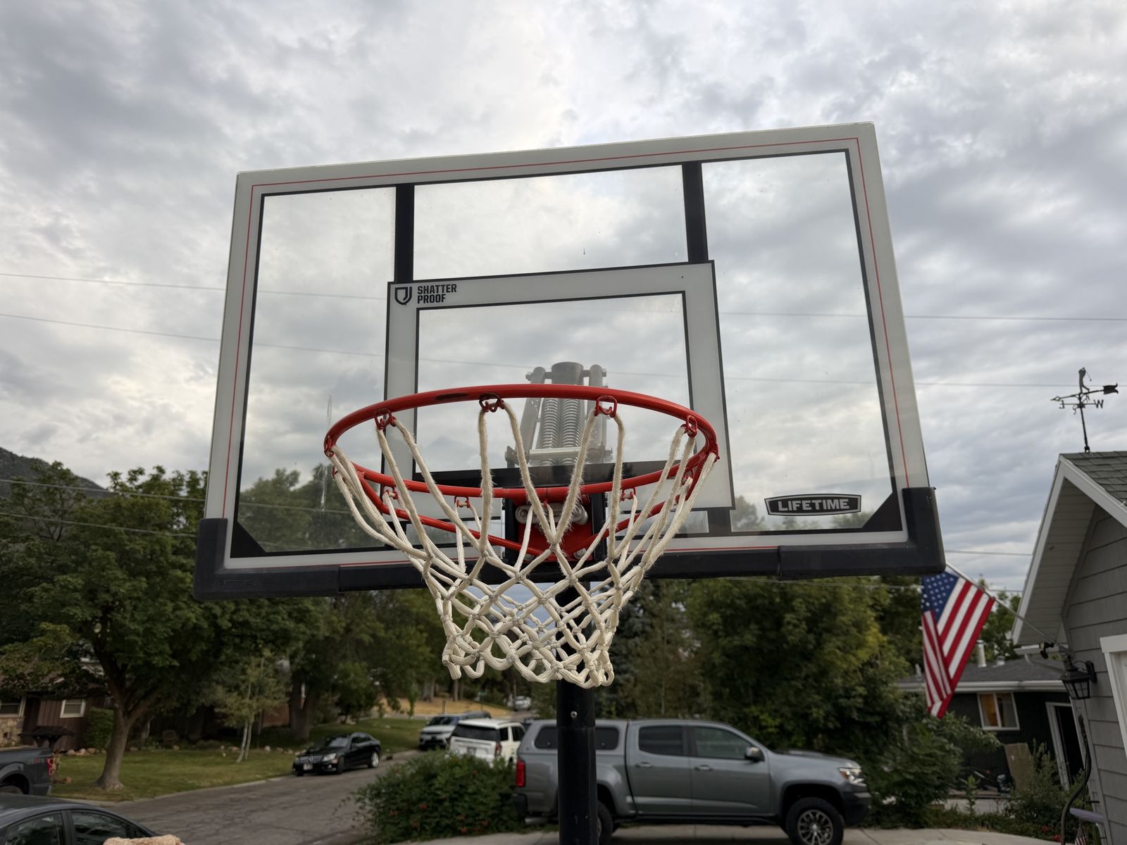 Basketball hoop lifetime