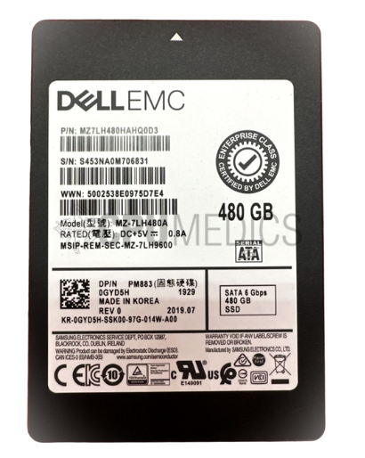 Dell EMC SATA SSD 480GB