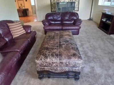 Sofa table 53 by 30 Faux table