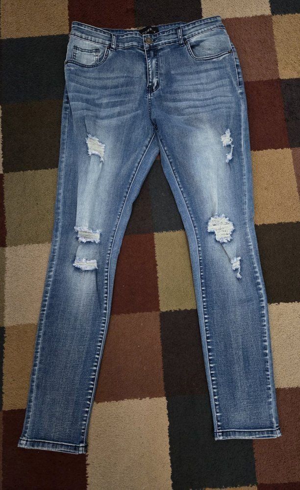 Mens Cowboy brand distressed jeans