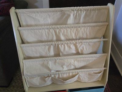 Kids 4-tier fabric bookshelf $30 OBO