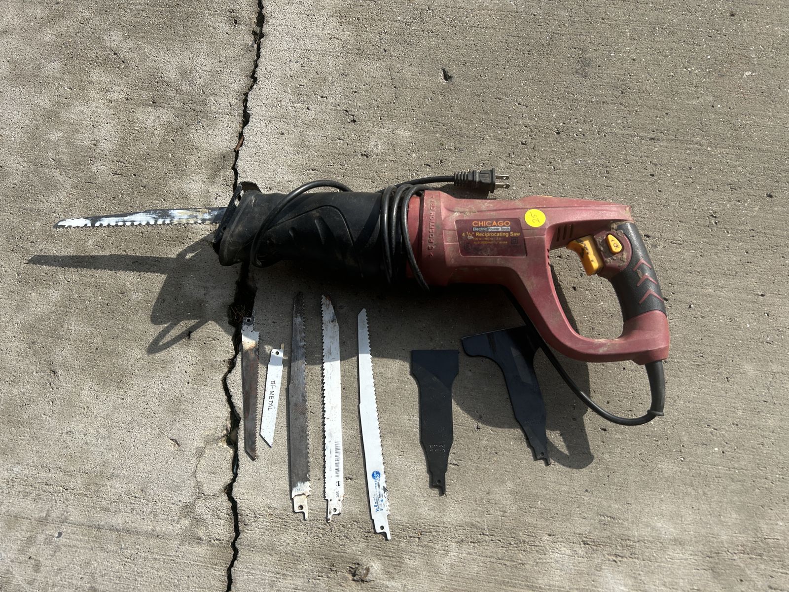 Chicago 4.5" Reciprocating Saw