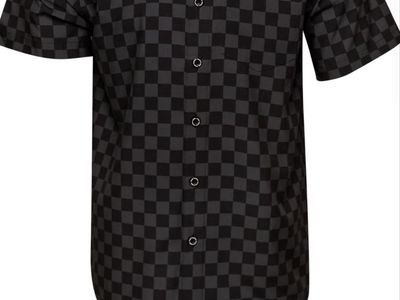 Dixxon Flannel Winner's Circle Party Shirt Black & Gray Short Sleeve