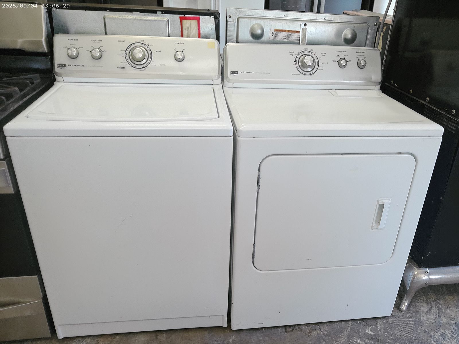Maytag Centennial White Washer & Dryer Set~90 Day guarantee