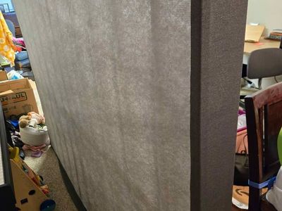 5 inch Queen Size Box Spring Bunkie Board with Fabric Cover Like New Condition