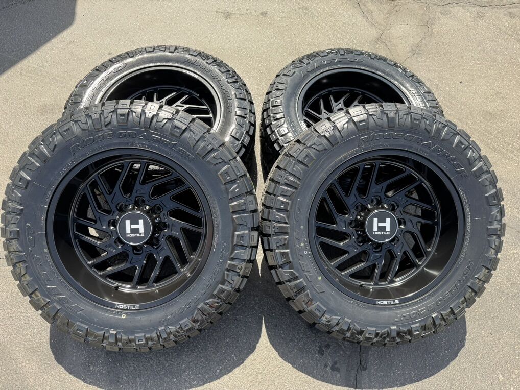New 35x12.50r20 Nitto Ridge Hostile H116 8x6.5 Ram
