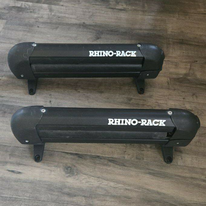 Rhino Rack 2 Ski Carrier 1 Snowboard Car Roof Fish