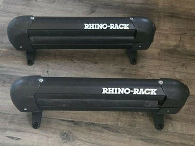 Rhino Rack 2 Ski Carrier 1 Snowboard Car Roof Fish