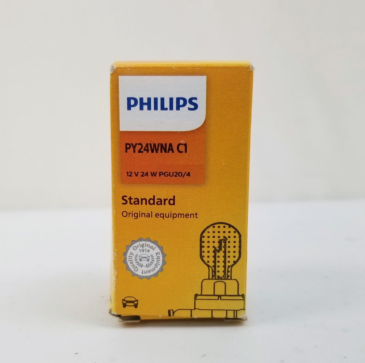 Philips PY24WNAC1 HiPerVision Bulb PY24WNA Fog Light Bulb (PY24WNAC1-L-BIN6)