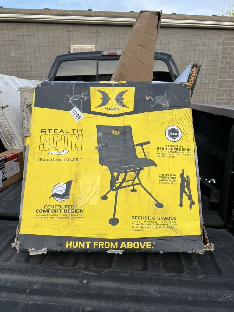 Hawk Stealth Spin Blind Chair New
