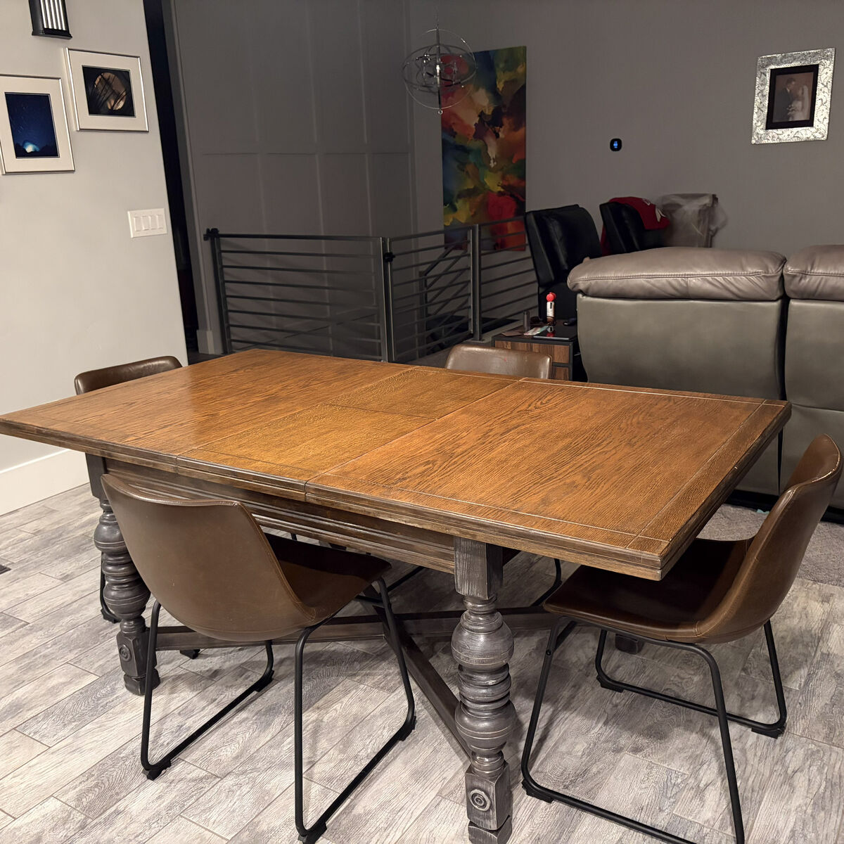 Antique Extendable Dining Room Table