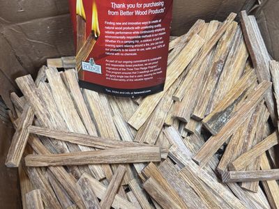 Better Wood Products Fatwood Fire Starter Sticks, Fireplace & Campfires, 50 Lbs