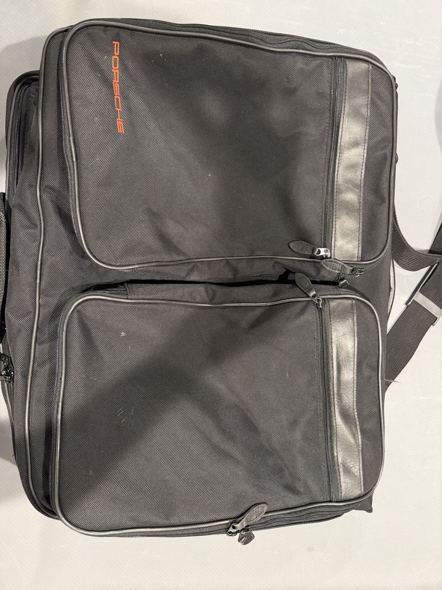 Porsche Design Black Garment Bag / Suit Carrier with Shoulder Strap