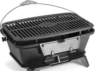 IRONMAX Large Portable Charcoal Tabletop Hibachi Grill