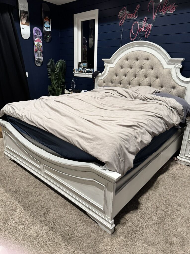 King Size Rustic Bed Frame For Sale