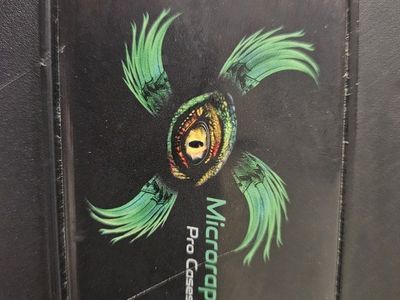 Microraptor Pro Cases Black Rolling Hard Case with Extendable Handle and Foam Insert