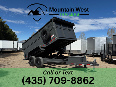 2026 Snake River 7X14-15.4K Contractor Dump Trailer w/ 4ft Sides