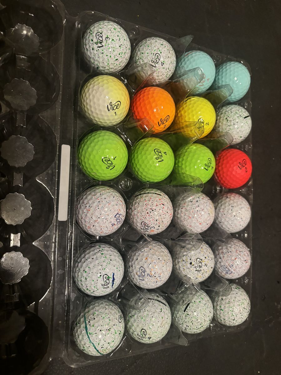 Vice golf balls used lot of 24